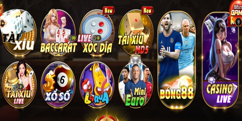 Kho game giải trí đa dạng