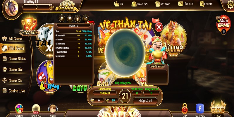 Tham gia các tựa game phong phú