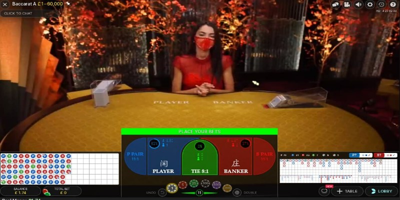 Game bài Baccarat thú vị